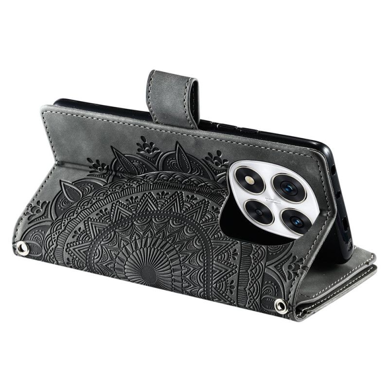 Etui Poco X7 5g Pung Med Mandala-ruskindseffekt