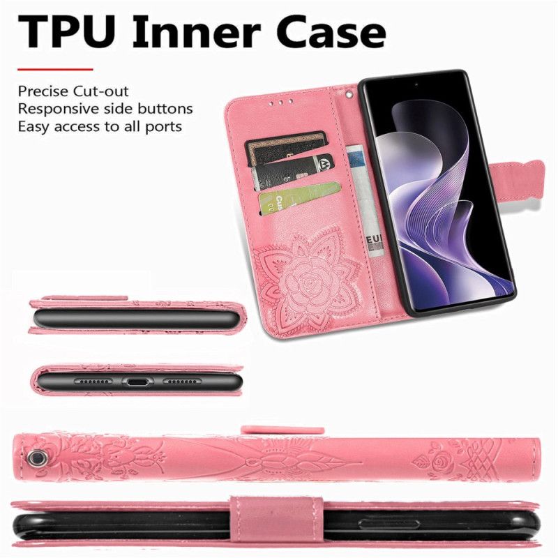 Flip Cover Poco X7 5g Barok Sommerfugl