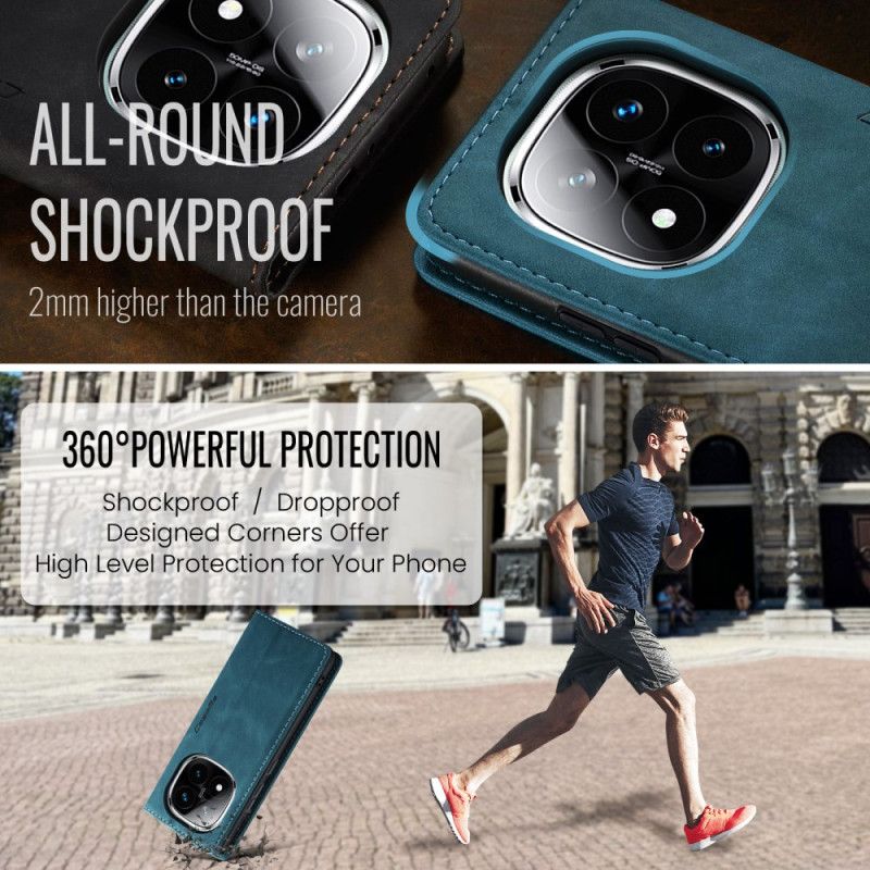 Flip Cover Poco X7 5g Caseme Ruskindseffekt