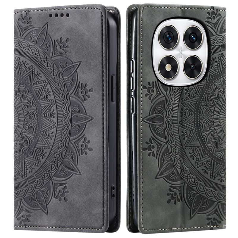 Flip Cover Poco X7 5g Mandala-ruskindseffekt