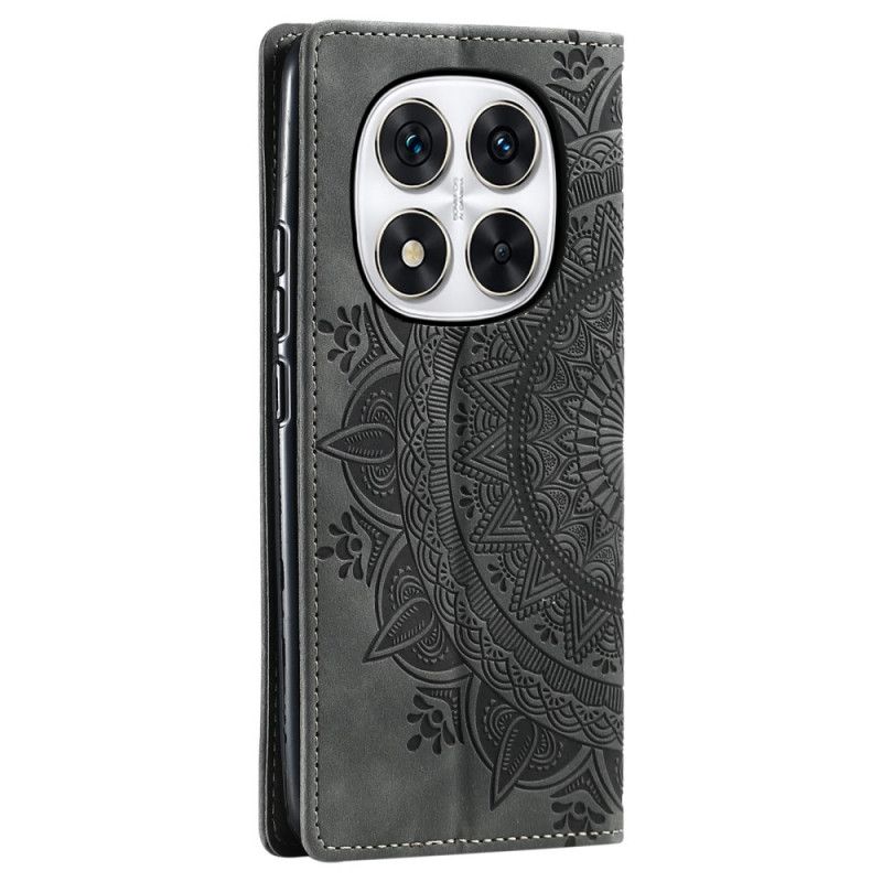 Flip Cover Poco X7 5g Mandala-ruskindseffekt