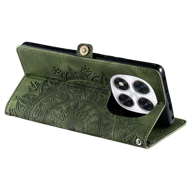 Flip Cover Poco X7 5g Mandala Ruskindseffekt