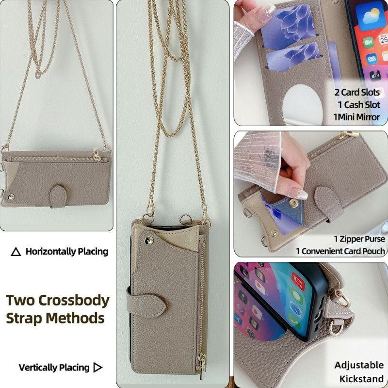 Flip Cover Poco X7 5g Pung Med Kæde