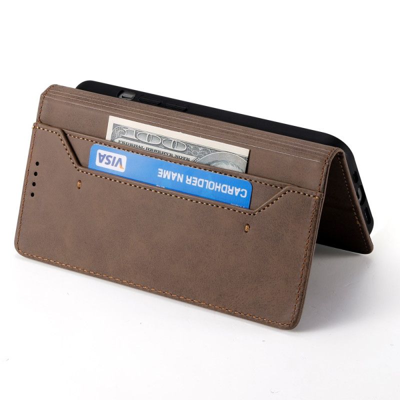 Flip Cover Til Poco X7 5g Vintage Læderlook