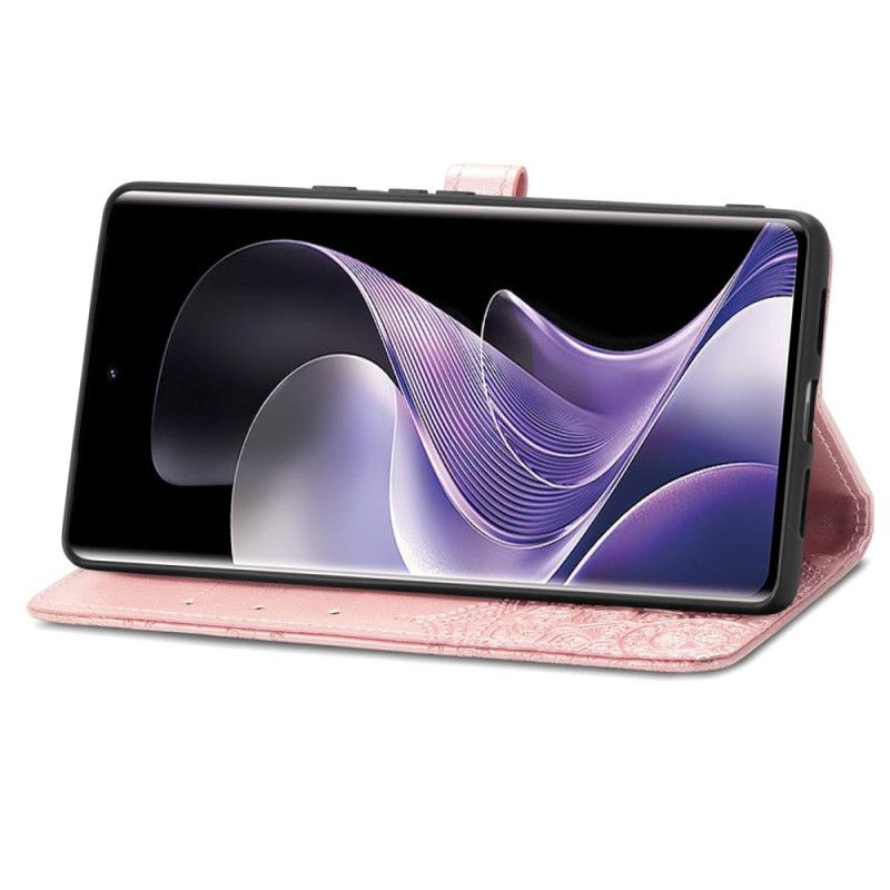 Læder Cover Poco X7 5g Barok Mandala