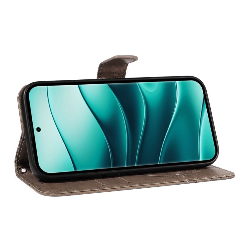 Læder Cover Poco X7 5g Grafisk Sommerfugl