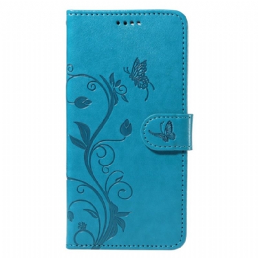 Læder Cover Poco X7 5g Telefon Etui Botanisk