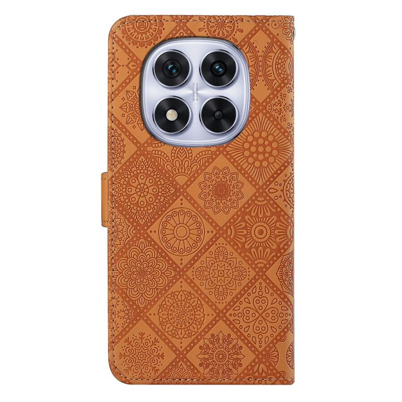 Læder Cover Poco X7 5g Telefon Etui Etnisk