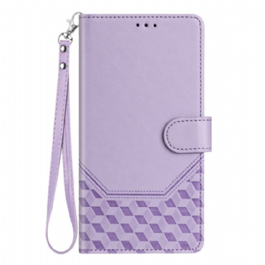 Læder Cover Poco X7 5g Telefon Etui Honeycomb