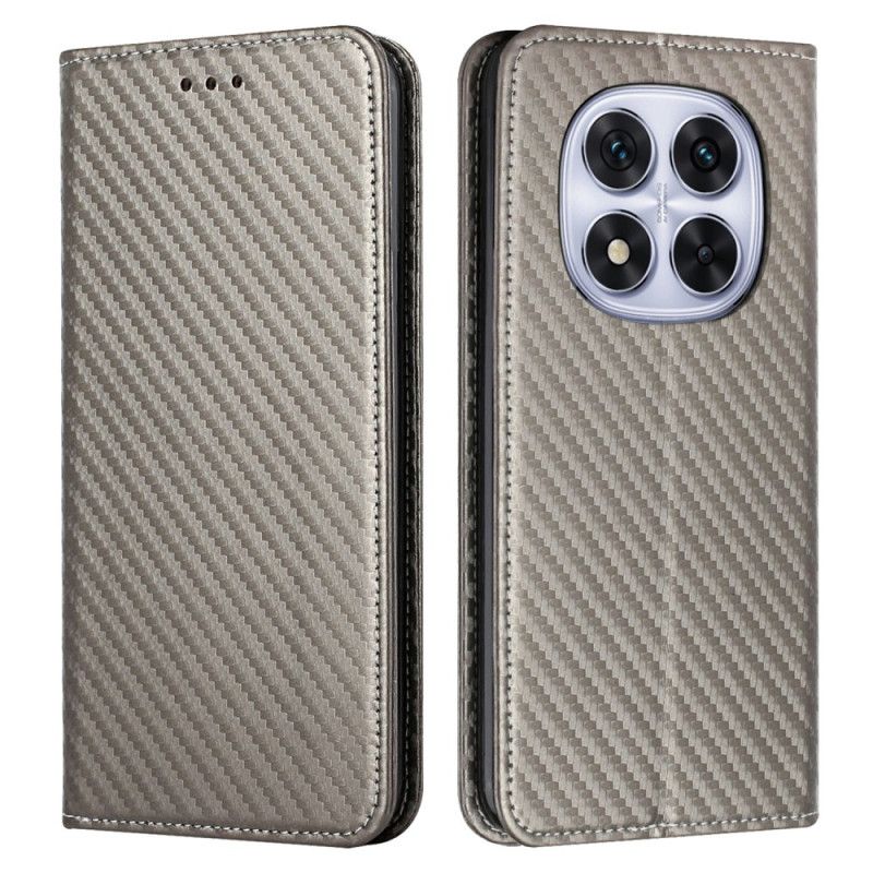 Læder Cover Poco X7 5g Telefon Etui Kulfiberrem