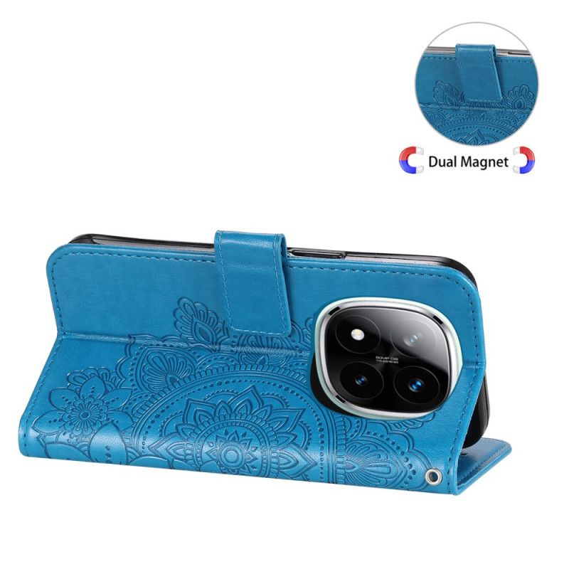 Læder Cover Poco X7 5g Telefon Etui Mandala-print