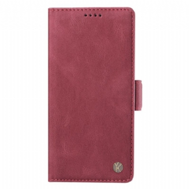 Læder Cover Poco X7 5g Telefon Etui Ykatu Ruskindseffekt