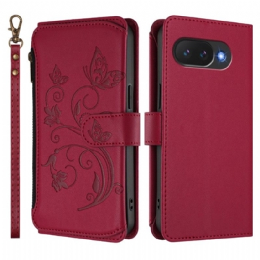 Flip Cover Google Pixel 10a Pung Med Blomsterdesign