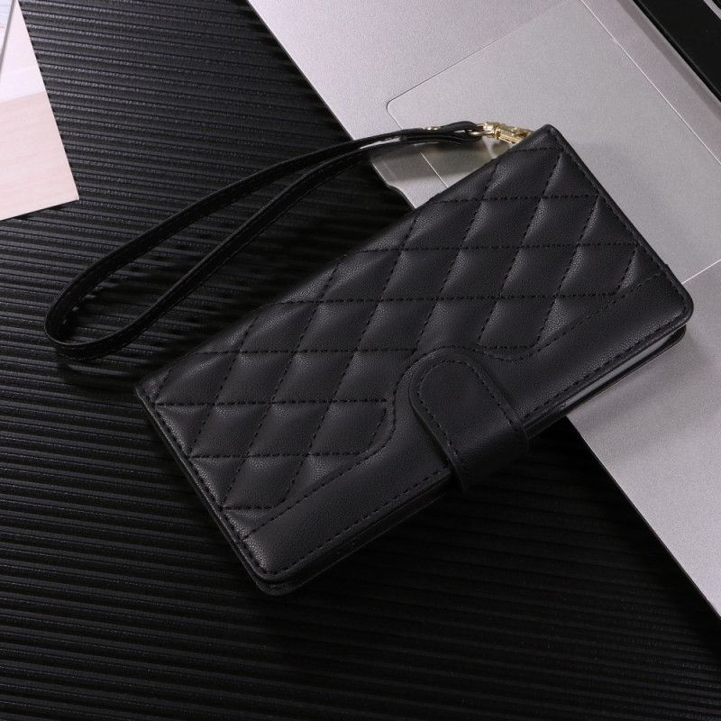 Flip Cover Google Pixel 10a Quiltet Pung Med Rem Og Skulderrem