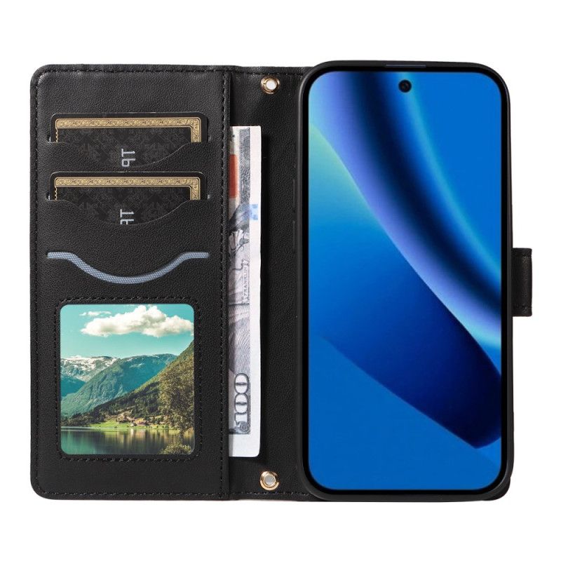 Flip Cover Google Pixel 10a Quiltet Pung Med Rem Og Skulderrem