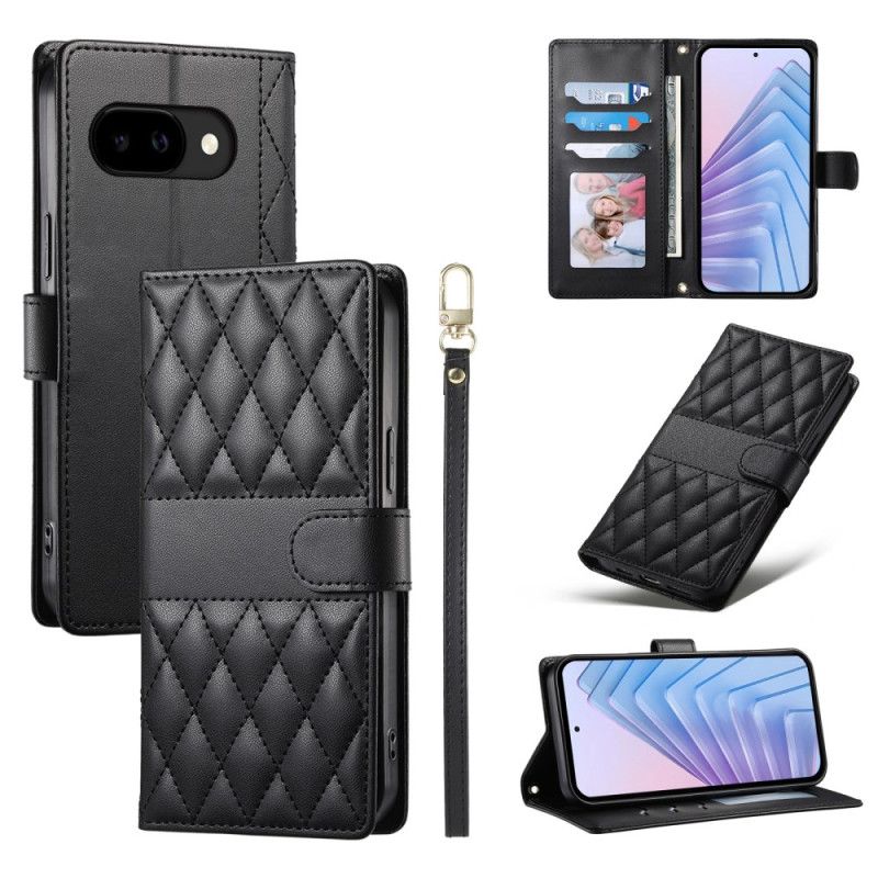 Flip Cover Google Pixel 10a Quiltet Pung Med Stropper