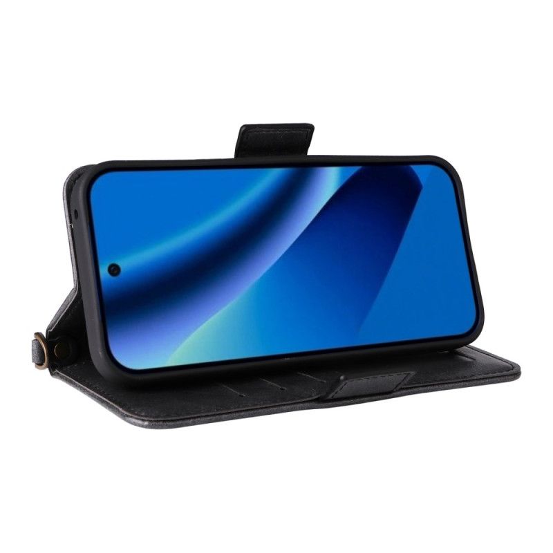 Flip Cover Google Pixel 10a Vintage Pung Og Skulderrem