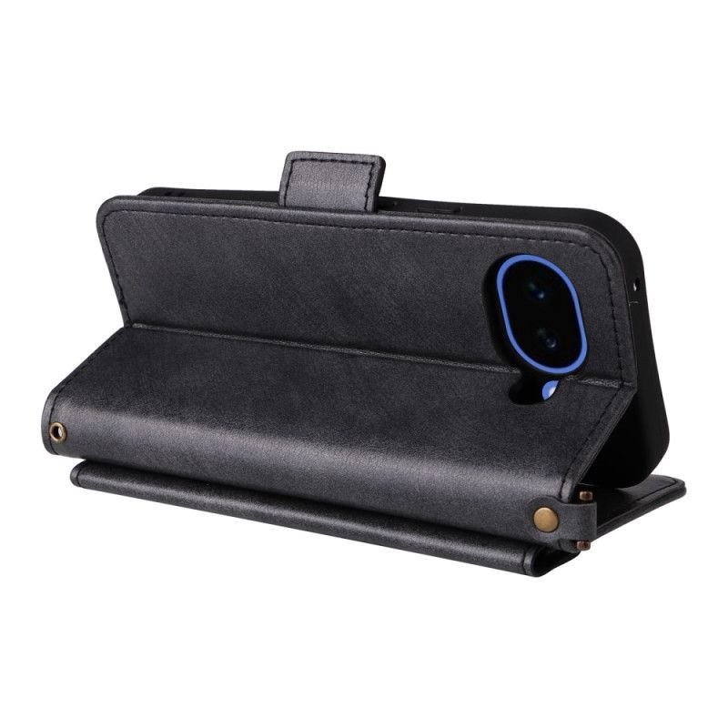 Flip Cover Google Pixel 10a Vintage Pung Og Skulderrem