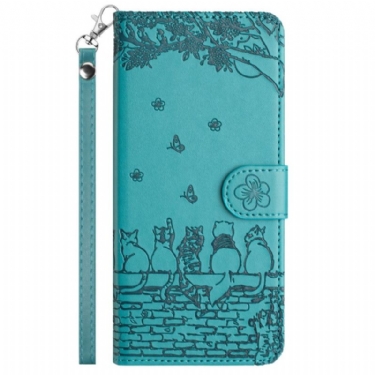 Flip Cover Til Google Pixel 10a Kattemønster