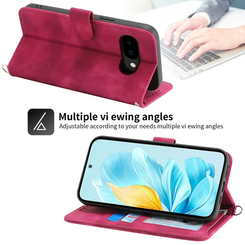 Flip Cover Til Google Pixel 10a Mandala-ruskindseffekt Med Skulderrem