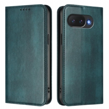 Flip Cover Til Google Pixel 10a Rfid-blokering Og Retrotekstur