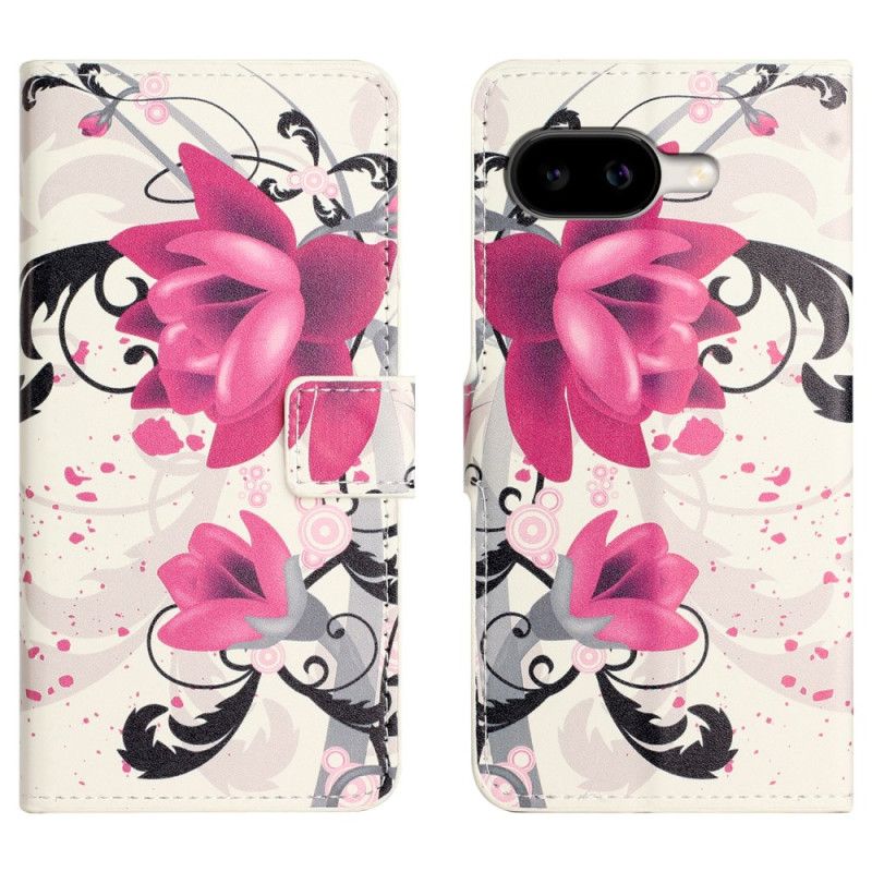 Læder Cover Google Pixel 10a Telefon Etui Lotus