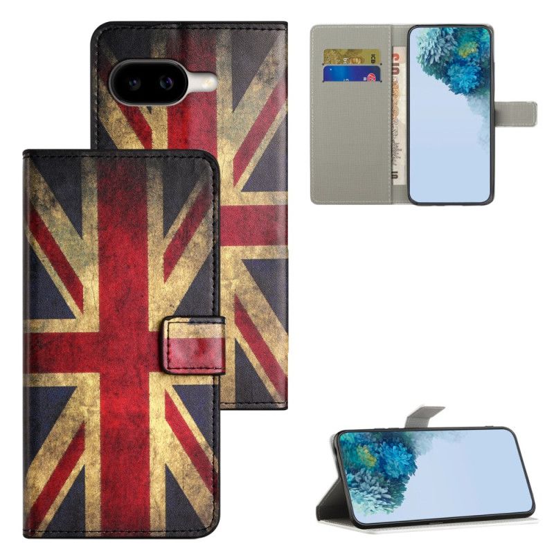 Læder Cover Google Pixel 10a Telefon Etui Union Jack