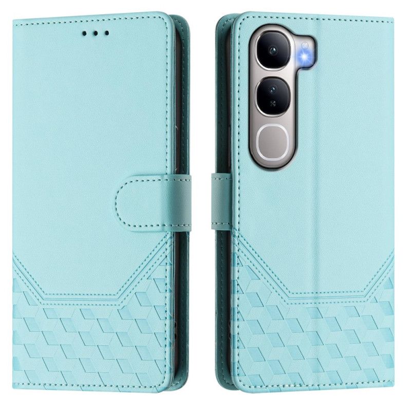 Flip Cover Til Vivo V40 Lite 5g Bikagemønster Og Rem