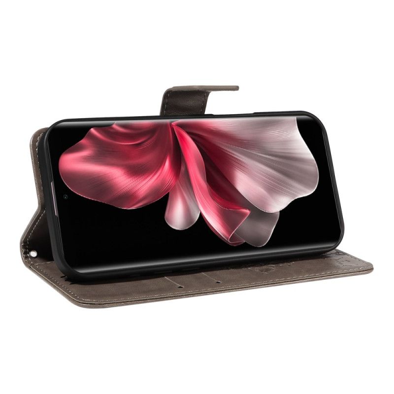 Flip Cover Vivo V40 Lite 5g Kat Og Træ