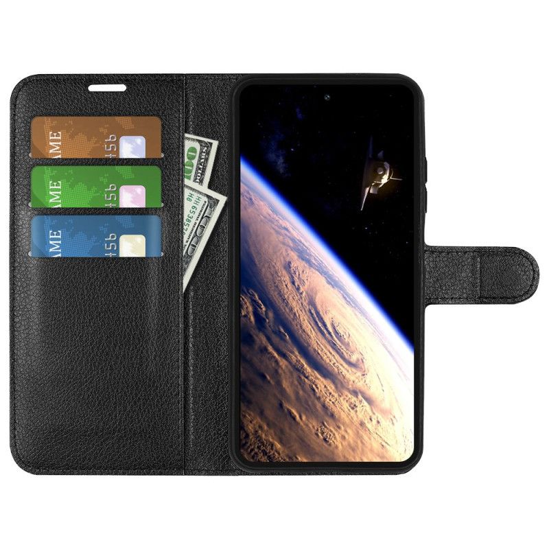 Flip Cover Vivo V40 Lite 5g Litchi Kunstlæder