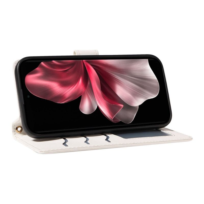 Flip Cover Vivo V40 Lite 5g Quiltet Med Stropper