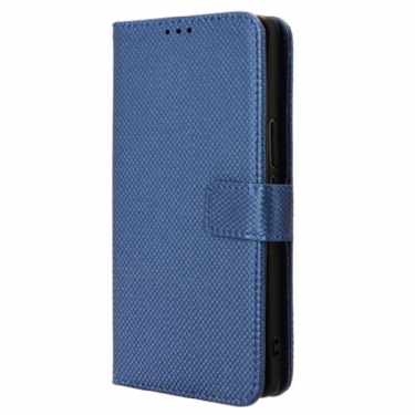 Læder Cover Vivo V40 Lite 5g Telefon Etui Diamanttekstur