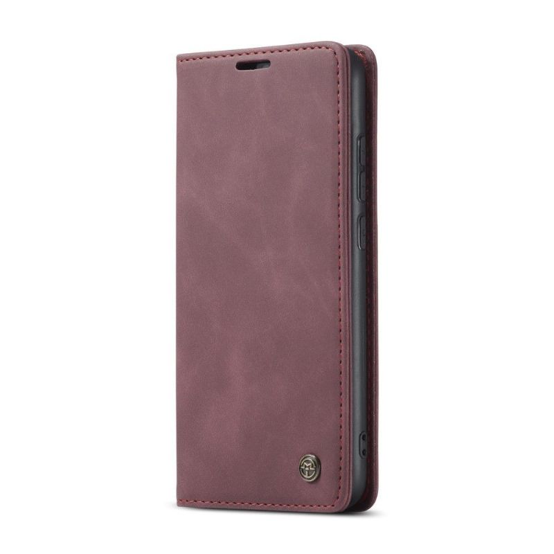 Flip Cover Xiaomi Redmi Note 8 2021 Hemming Retro Imiteret Læder Golias