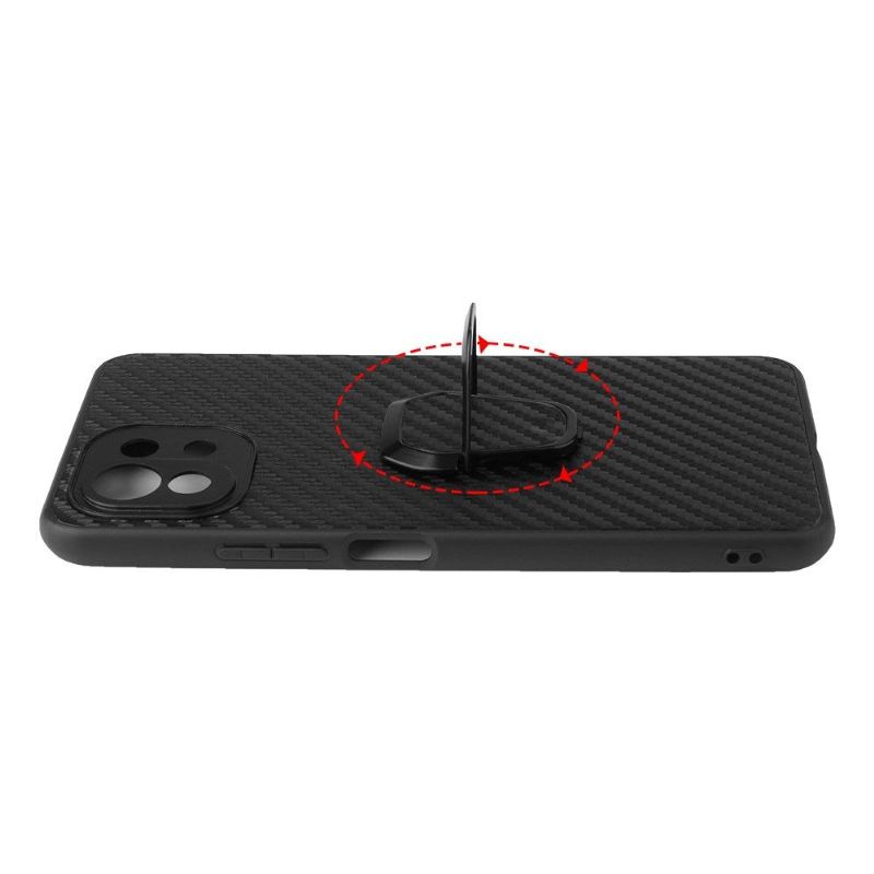 Cover Xiaomi Mi 11 Lite 5G NE / Mi 11 Lite / Mi 11 Lite 5G Carbon Fiber Support Funktion