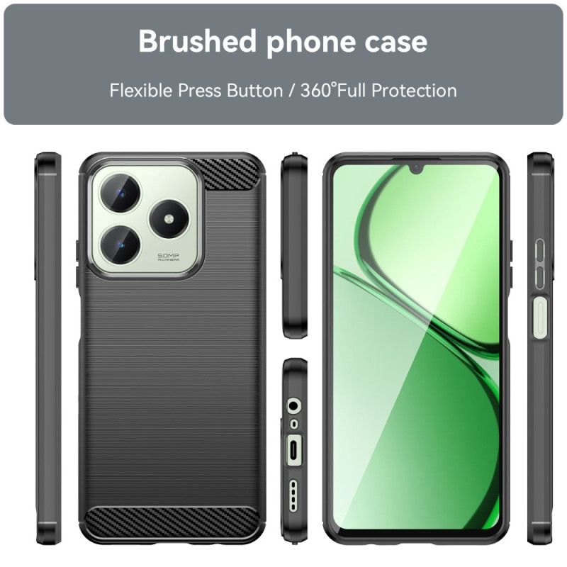 Cover Realme C63 Telefon Etui Børstet Kulfiber