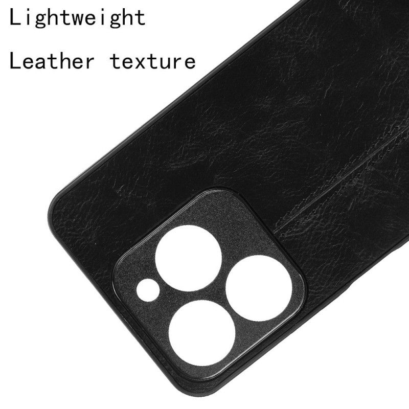 Cover Realme C63 Telefon Etui Syet Lædereffekt