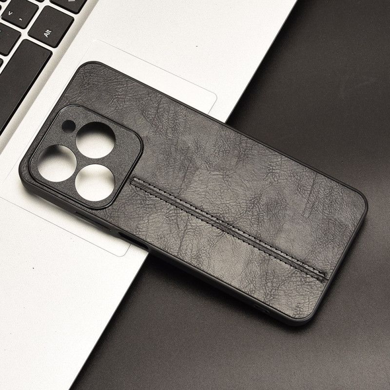 Cover Realme C63 Telefon Etui Syet Lædereffekt