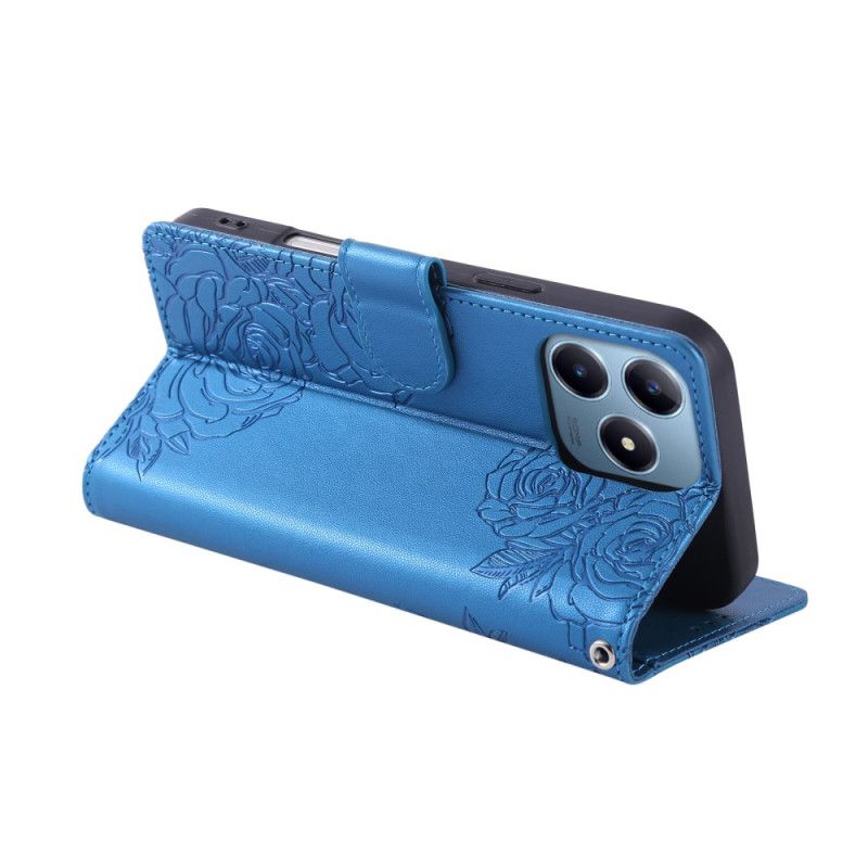 Flip Cover Realme C63 Blomsterblonde