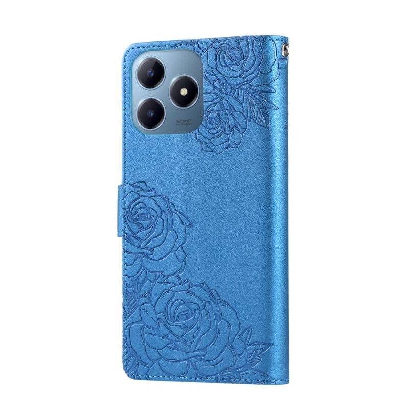 Flip Cover Realme C63 Blomsterblonde