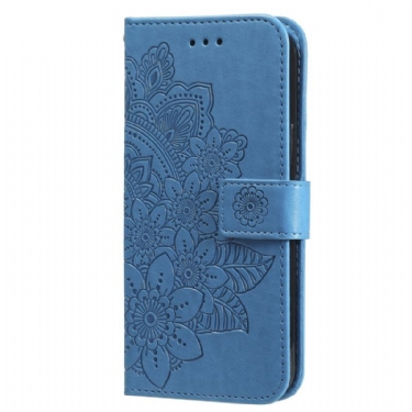 Læder Cover Realme C63 Telefon Etui Mandala-print