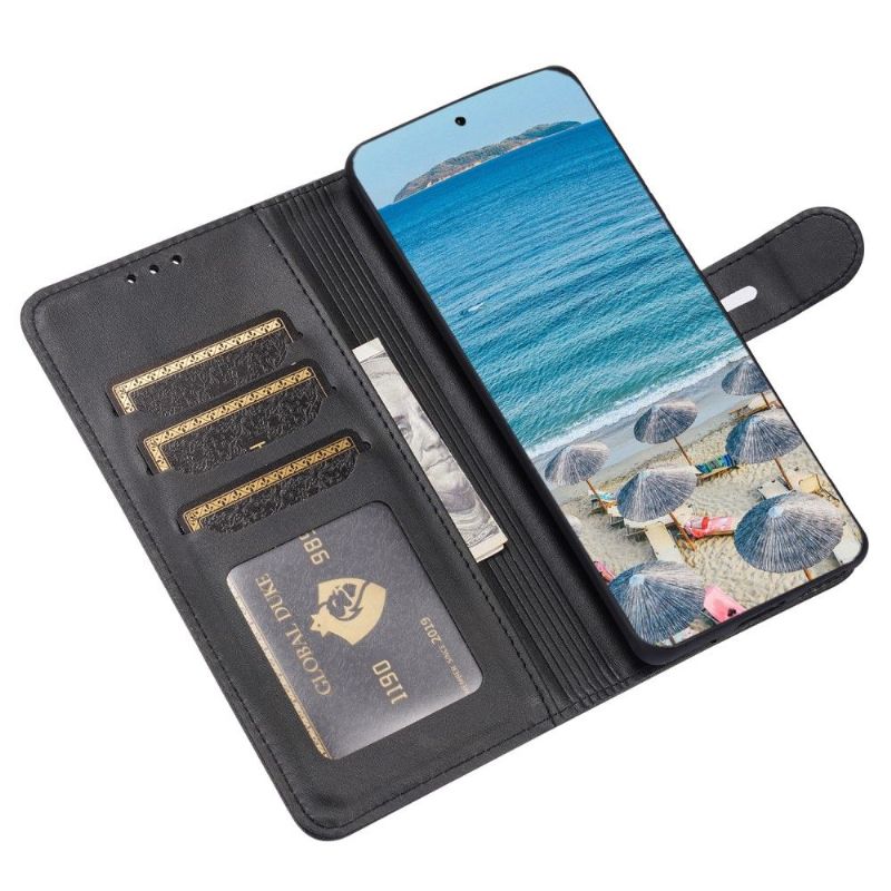 Etui Huawei P50 Pro Hemming Kattekilling Med Mat Lædereffekt