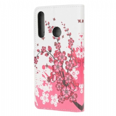 Flip Cover Huawei P40 Lite E Japansk Abrikos