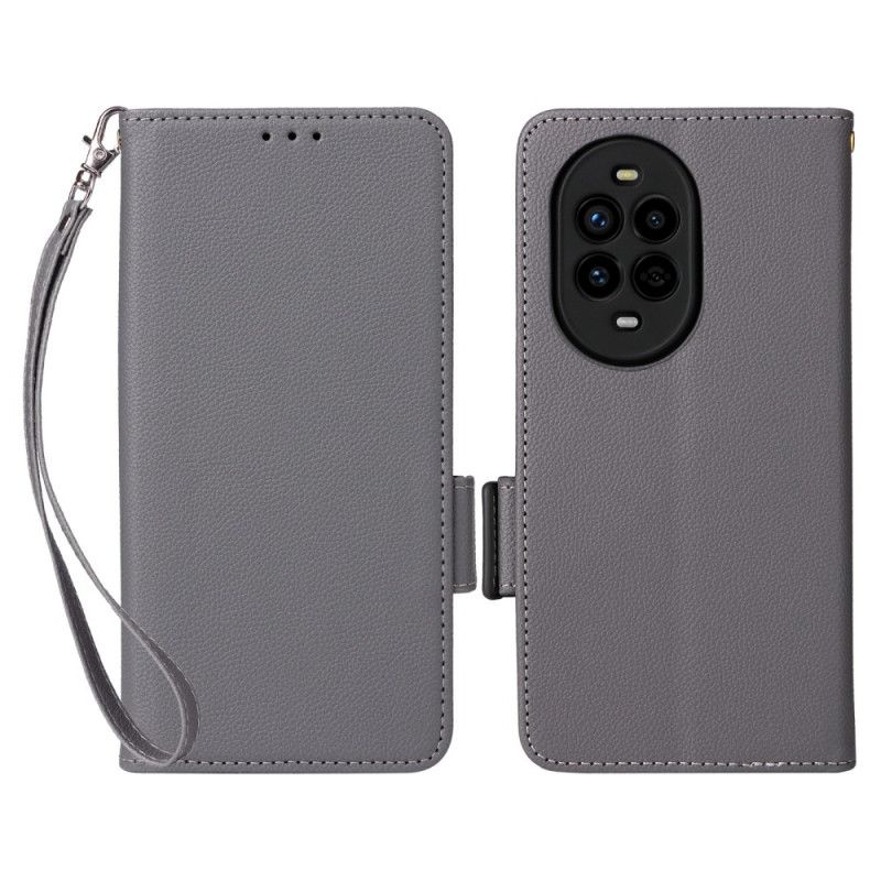 Flip Cover Huawei Nova 13 Pro Litchi Kunstlæderrem
