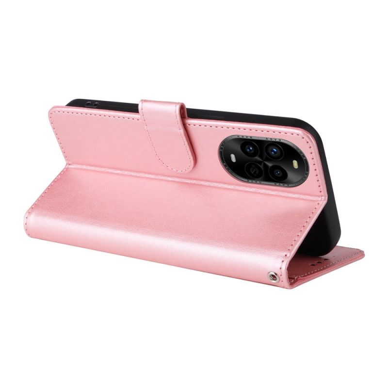 Læder Cover Huawei Nova 13 Pro Blomstermønster