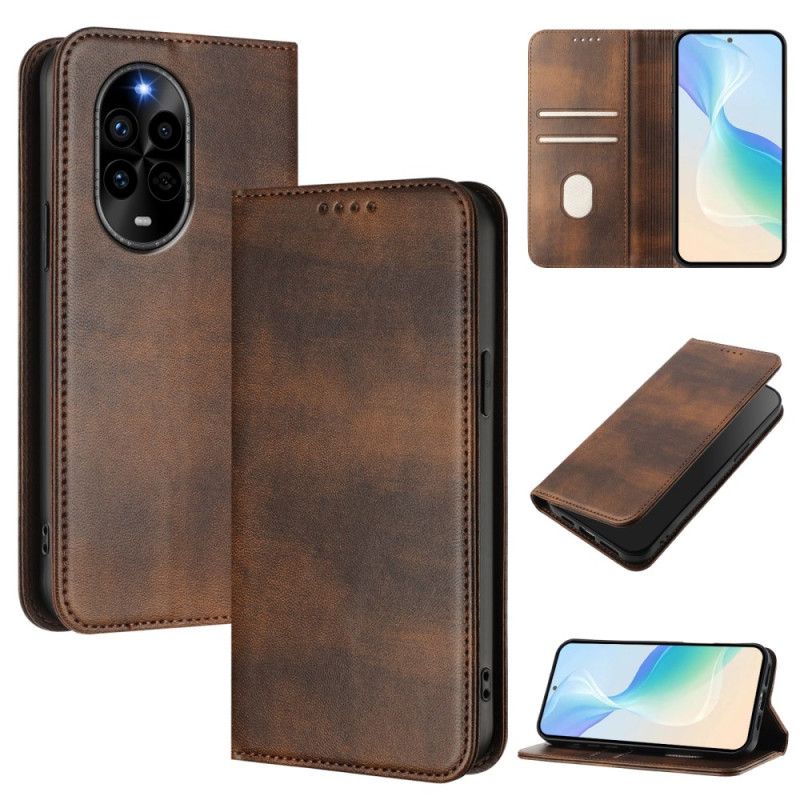 Læder Cover Huawei Nova 13 Pro Telefon Etui Vintage Design