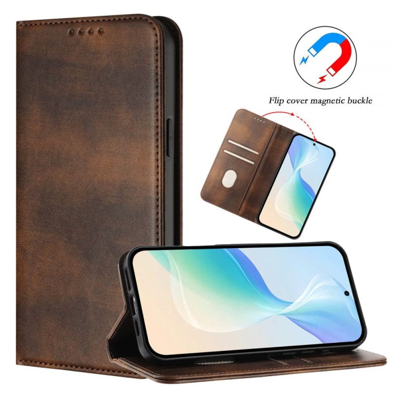 Læder Cover Huawei Nova 13 Pro Telefon Etui Vintage Design