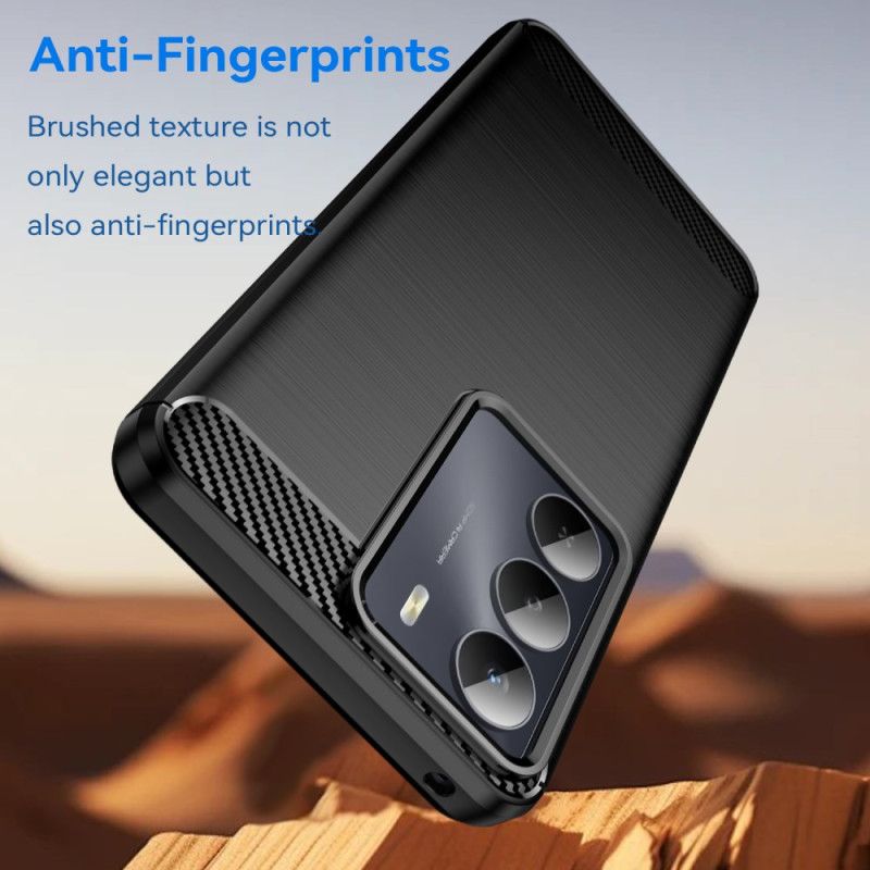 Cover Realme 14x 5g Børstet Kulfiber