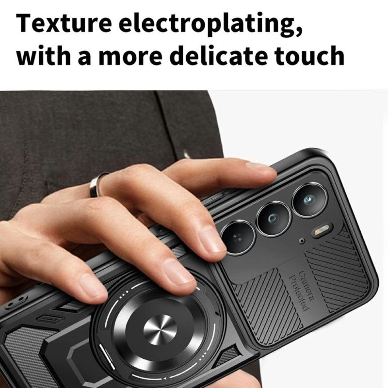 Cover Realme 14x 5g Magnetisk Med Roterende Stativ