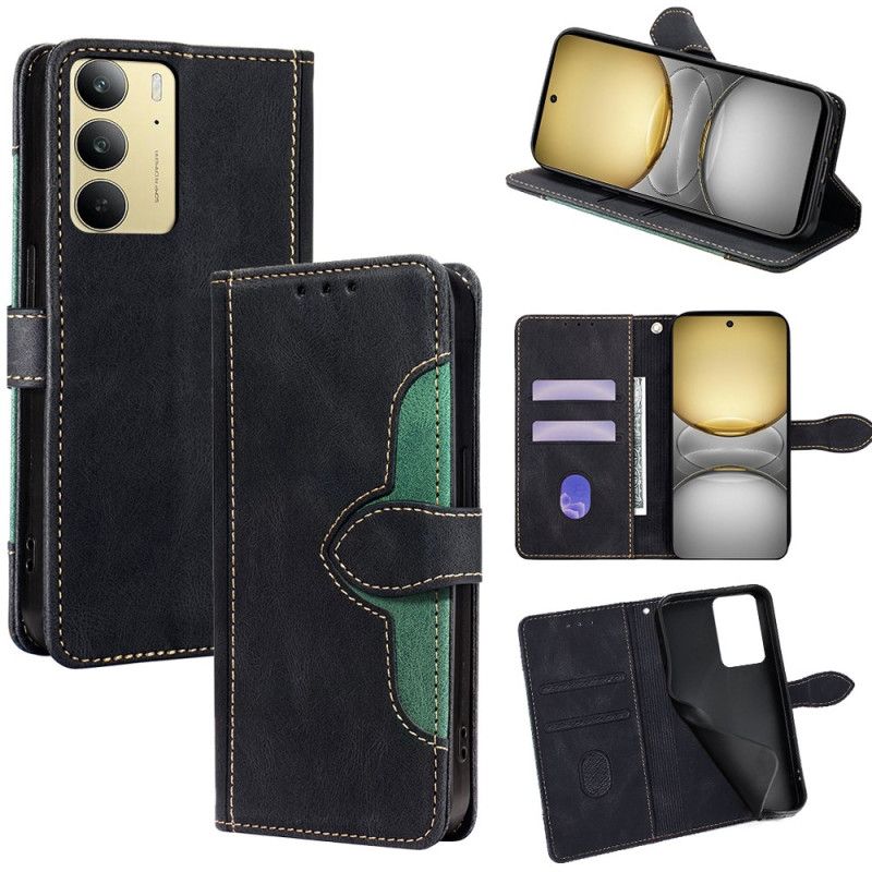 Flip Cover Realme 14x 5g Blomsterdesign