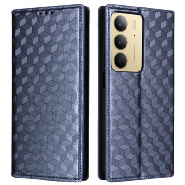 Flip Cover Realme 14x 5g Diamantmønster
